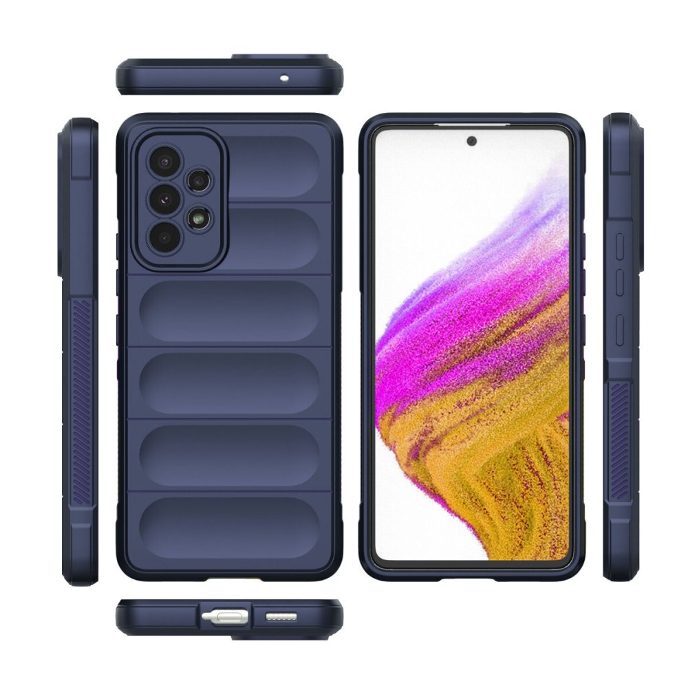  Samsung Galaxy A53 5G Kılıf Optimum Silikon - Lacivert