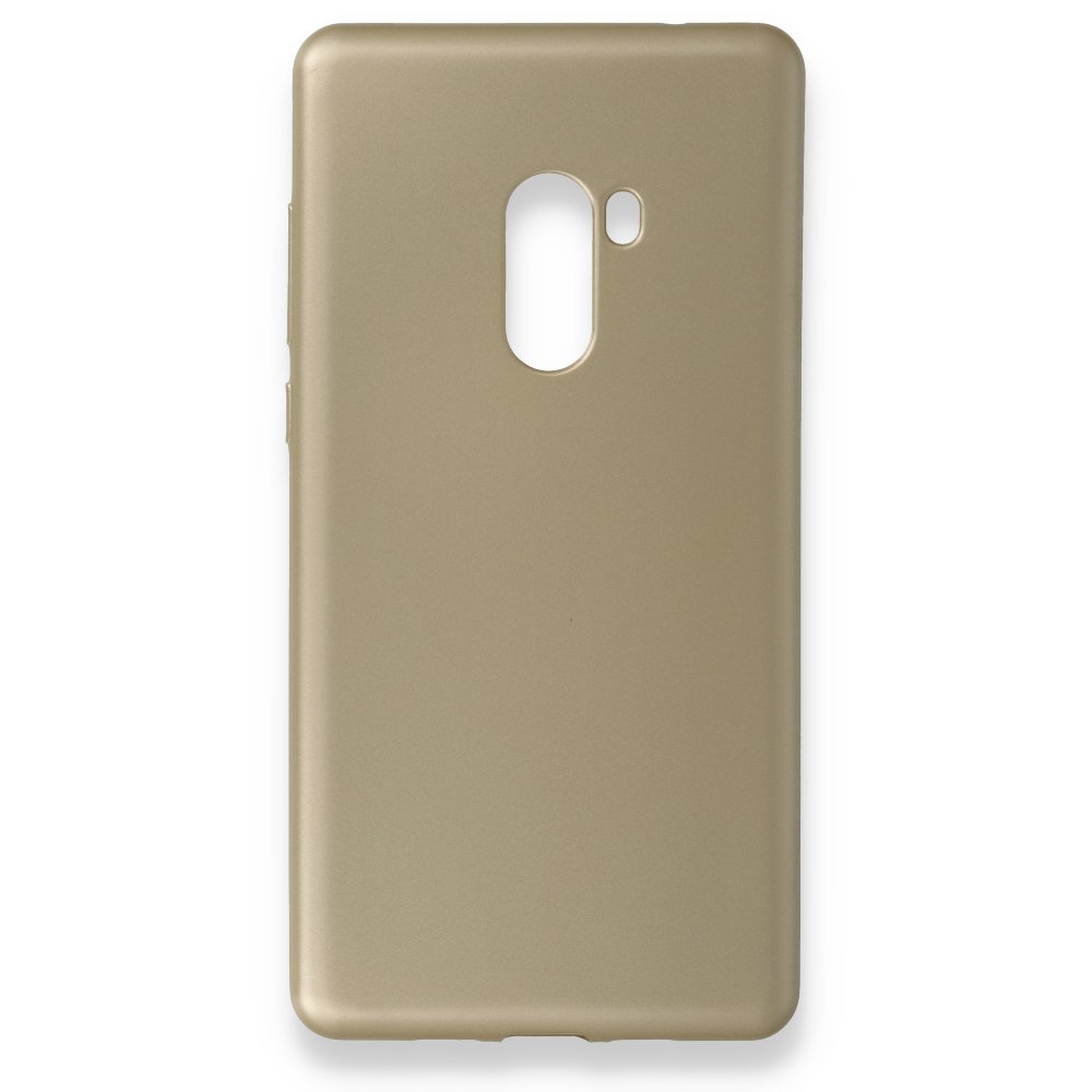  Xiaomi Mi Mix 2 Kılıf First Silikon - Gold