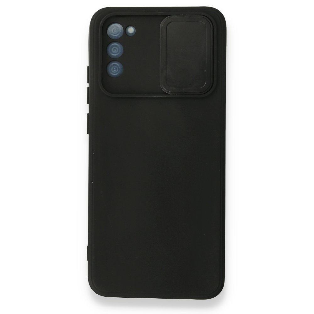  Samsung Galaxy A02S Kılıf Color Lens Silikon - Siyah
