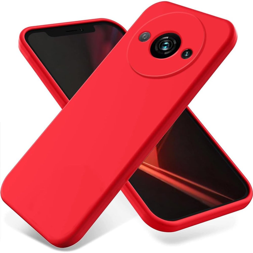 Xiaomi Poco C61 Kılıf First Silikon - Kırmızı Xiaomi Poco C61 Kılıf First Silikon - Kırmızı