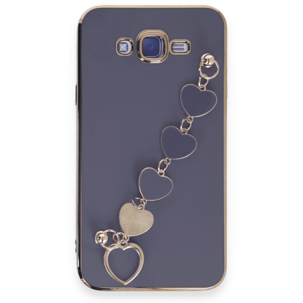  Samsung Galaxy J7 Kılıf Esila Silikon - Gri
