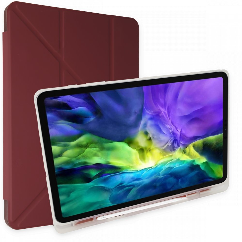 iPad Pro 9.7 Kılıf Kalemlikli Mars Tablet Kılıfı - Mor iPad Pro 9.7 Kılıf Kalemlikli Mars Tablet Kılıfı - Mor