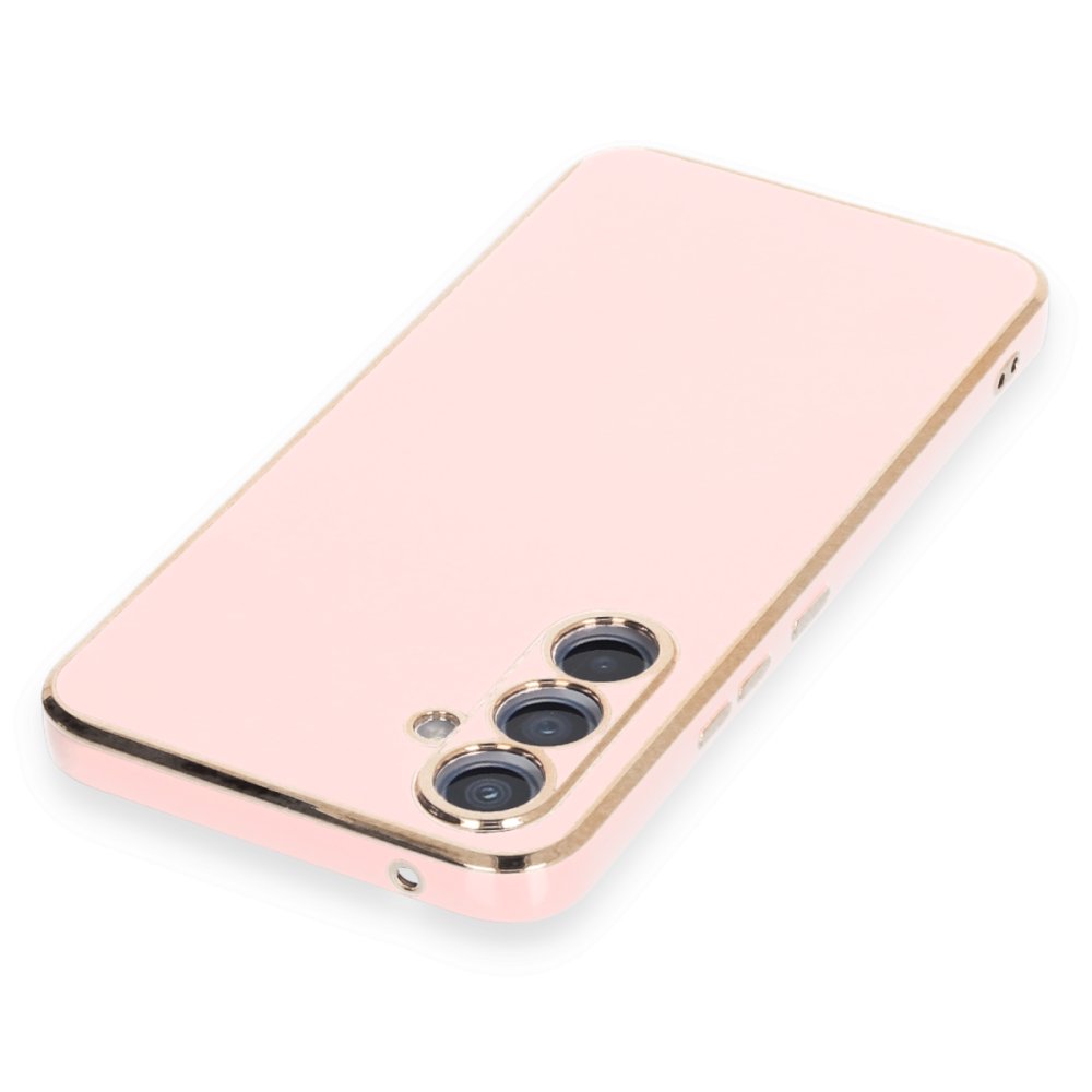  Samsung Galaxy A54 5G Kılıf Volet Silikon - Pembe