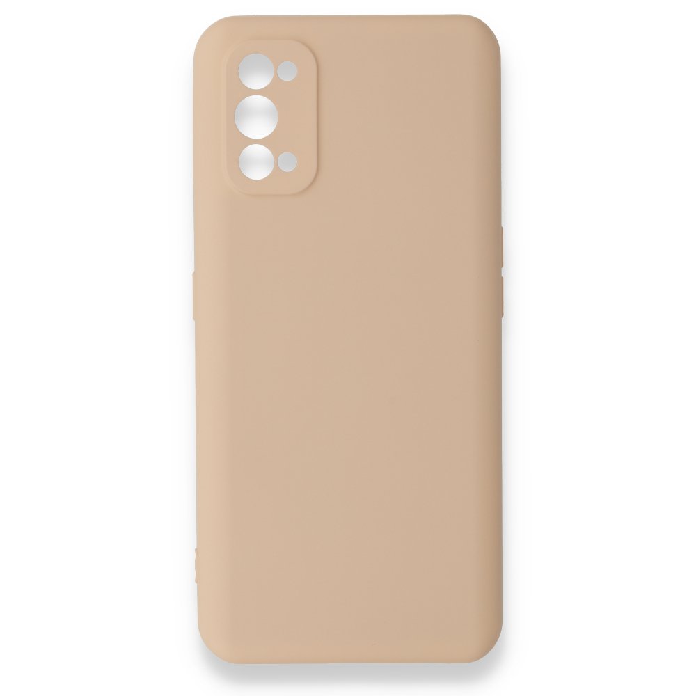Realme 7 Pro Kılıf Nano içi Kadife Silikon - Pudra  Realme 7 Pro Kılıf Nano içi Kadife Silikon - Pudra