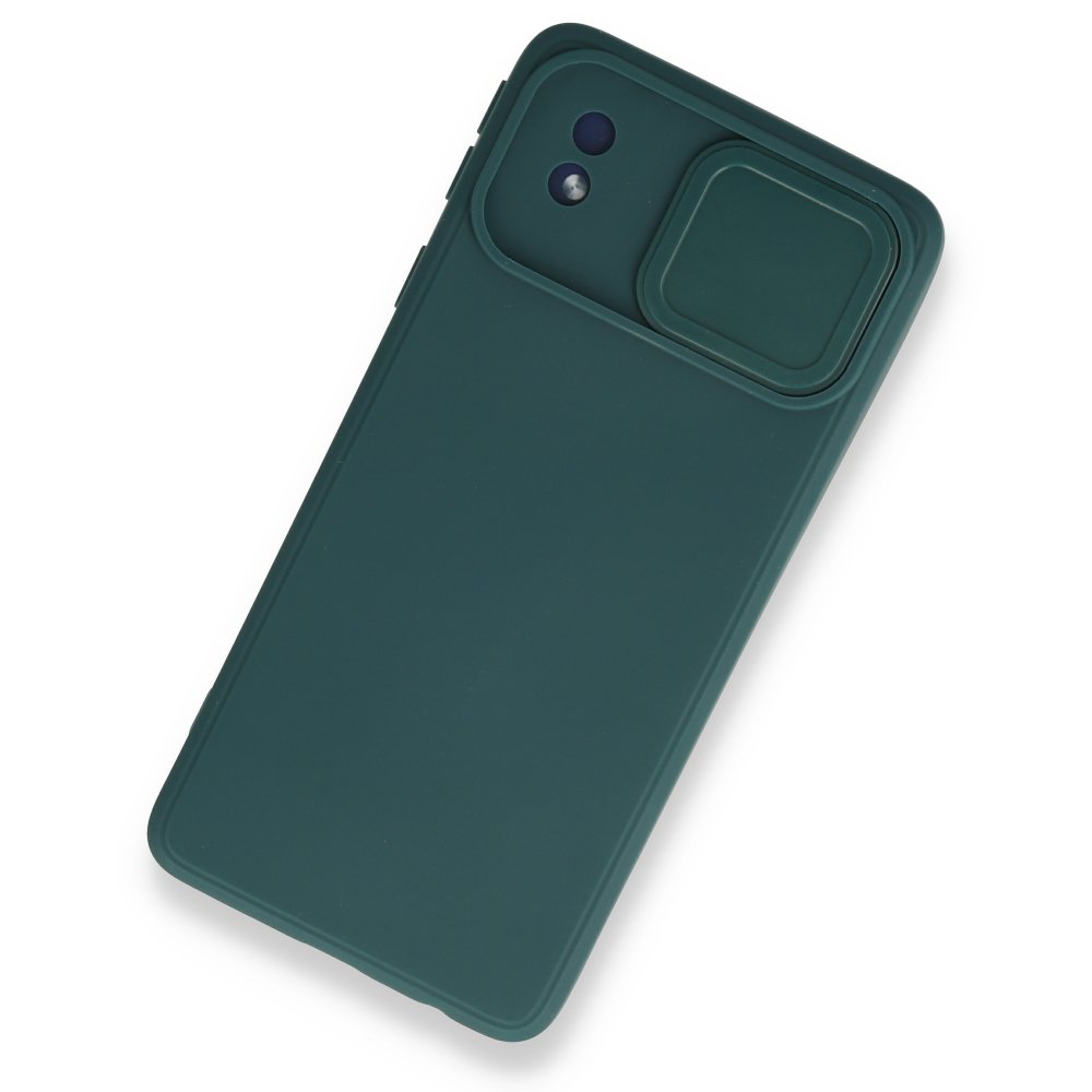  Samsung Galaxy A01 Core Kılıf Color Lens Silikon - Yeşil