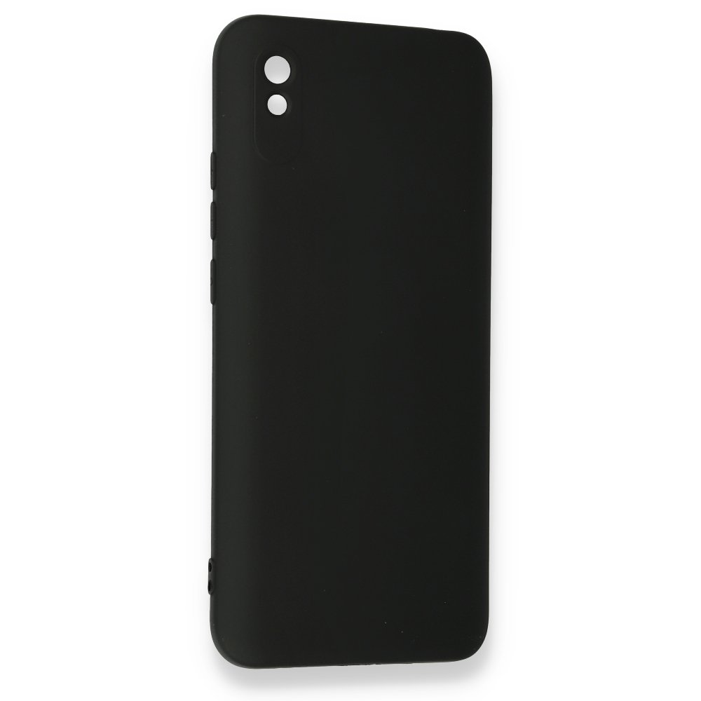 Redmi 9A Kılıf Nano içi Kadife Silikon - Siyah Redmi 9A Kılıf Nano içi Kadife Silikon - Siyah