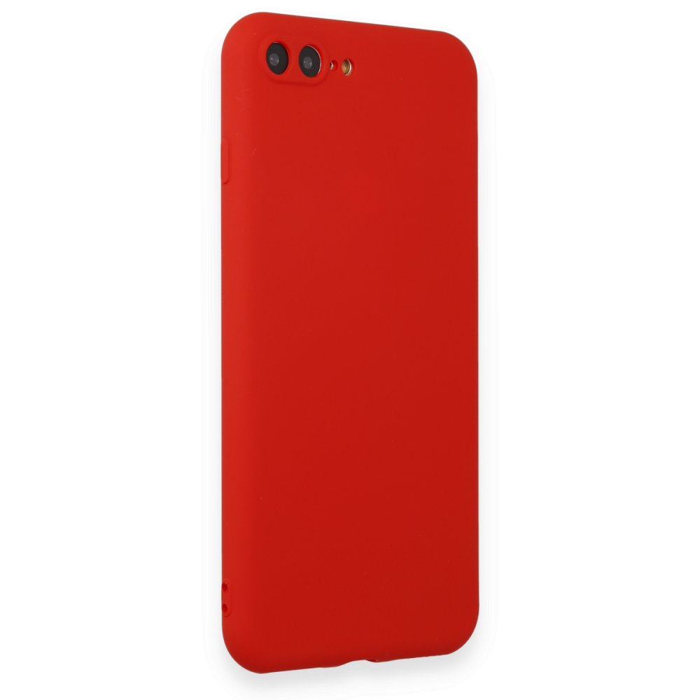  iPhone 8 Plus Kılıf First Silikon - Kırmızı