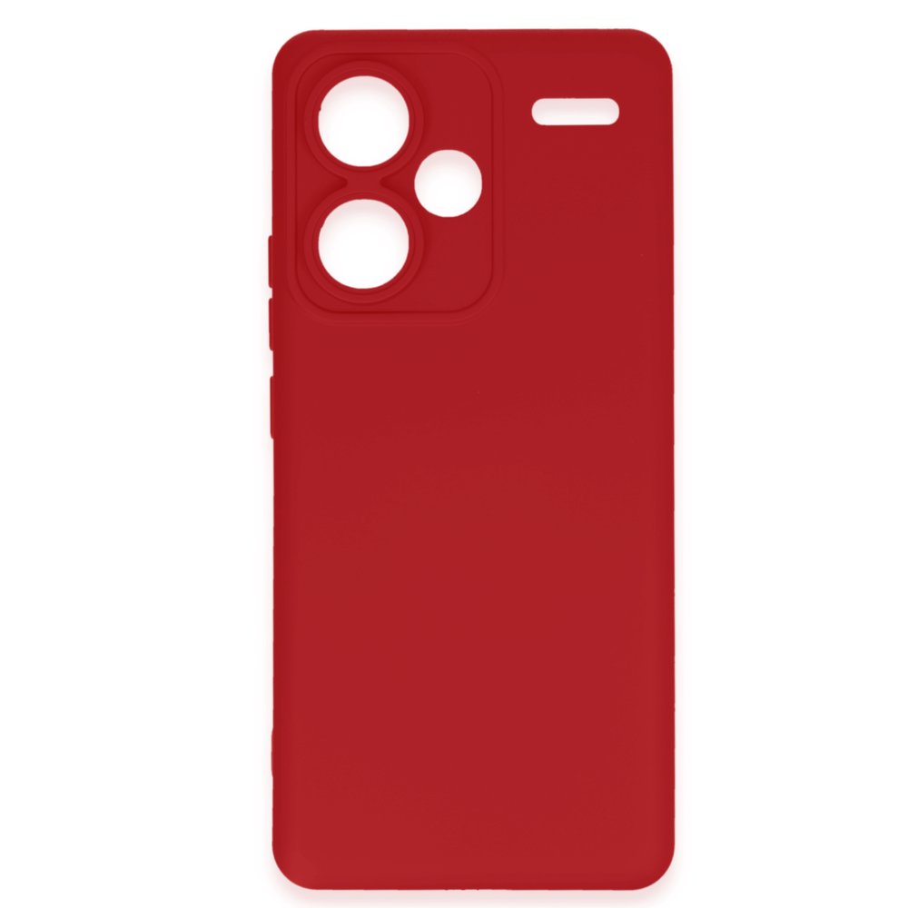 Redmi Note 13 Pro Plus Kılıf Nano içi Kadife Silikon - Kırmızı Redmi Note 13 Pro Plus Kılıf Nano içi Kadife Silikon - Kırmızı