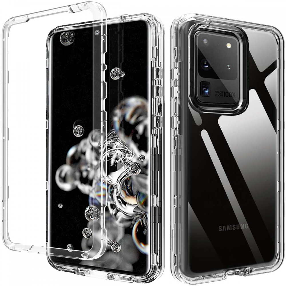  Samsung Galaxy S20 Plus Kılıf Lüx Şeffaf Silikon