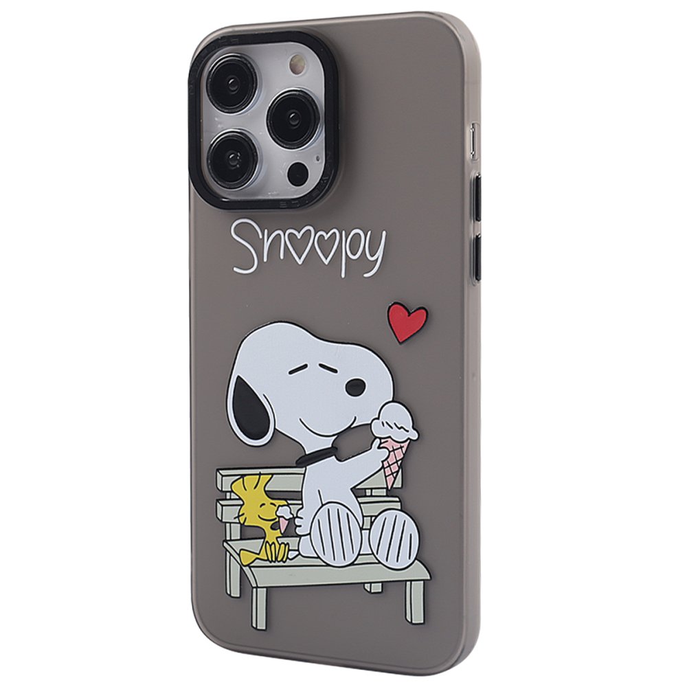  iPhone 12 Pro Max Kılıf Prada Desenli Kapak - Prada Siyah - 2