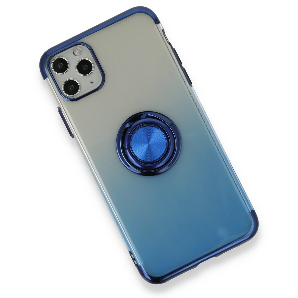 iPhone 11 Pro Kılıf Marvel Yüzüklü Silikon - Mavi iPhone 11 Pro Kılıf Marvel Yüzüklü Silikon - Mavi