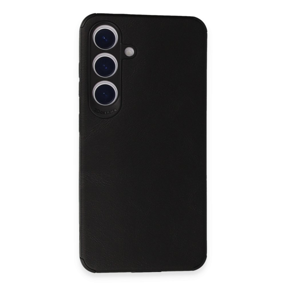  Samsung Galaxy S24 Kılıf Loop Deri Silikon - Siyah