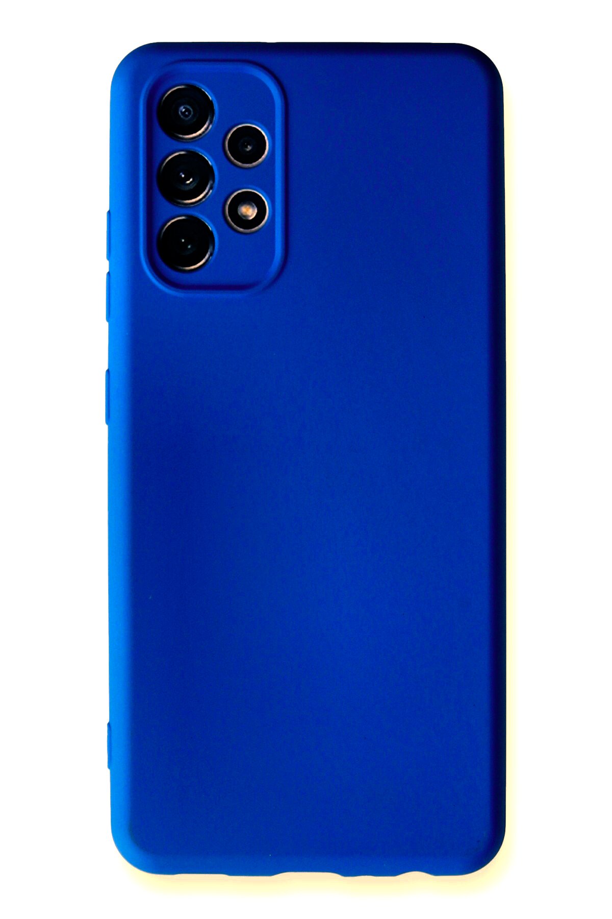  Samsung Galaxy A52S Kılıf Nano içi Kadife Silikon - Lacivert