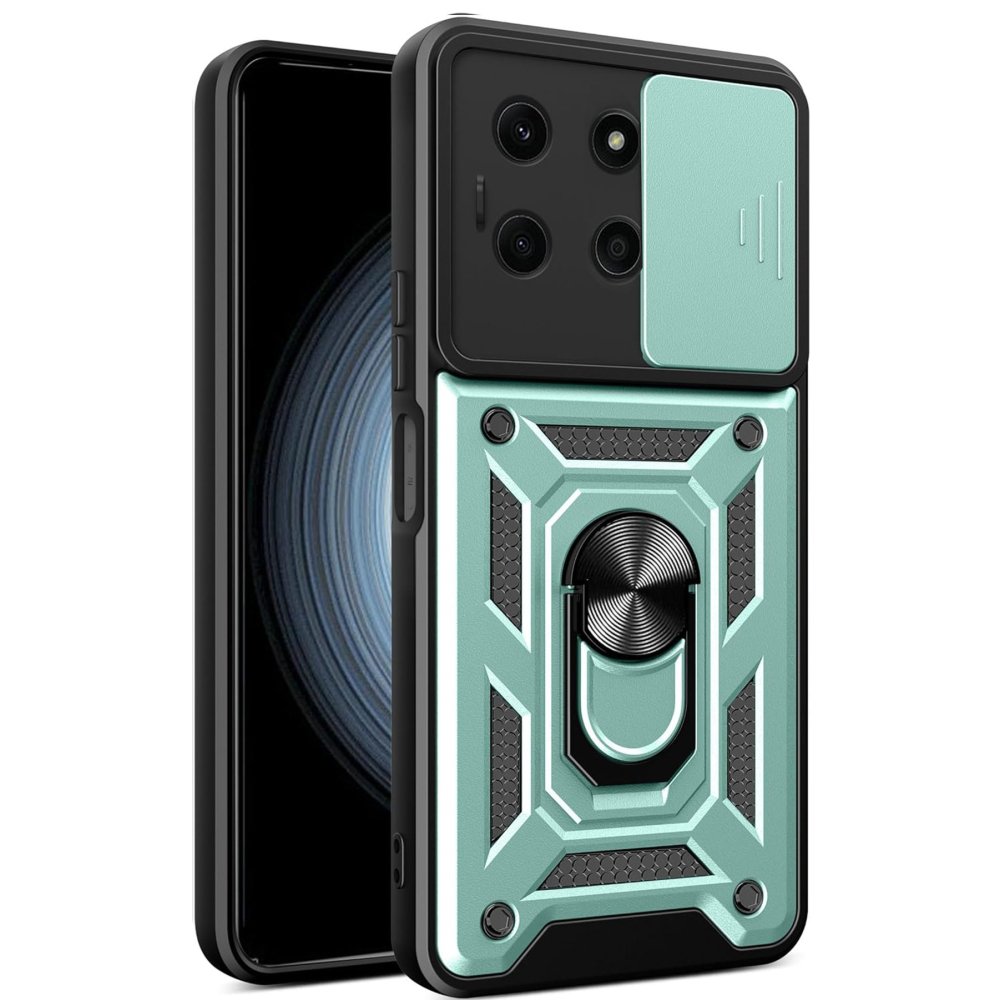 İnfinix Note 30 Kılıf Pars Lens Yüzüklü Silikon - Yeşil İnfinix Note 30 Kılıf Pars Lens Yüzüklü Silikon - Yeşil
