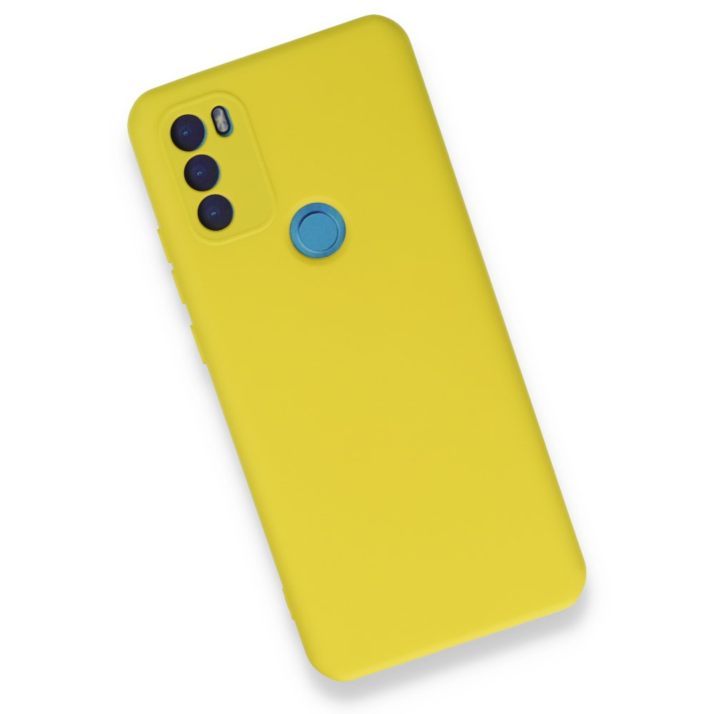 General Mobile GM 21 Plus Kılıf Nano içi Kadife Silikon - Sarı