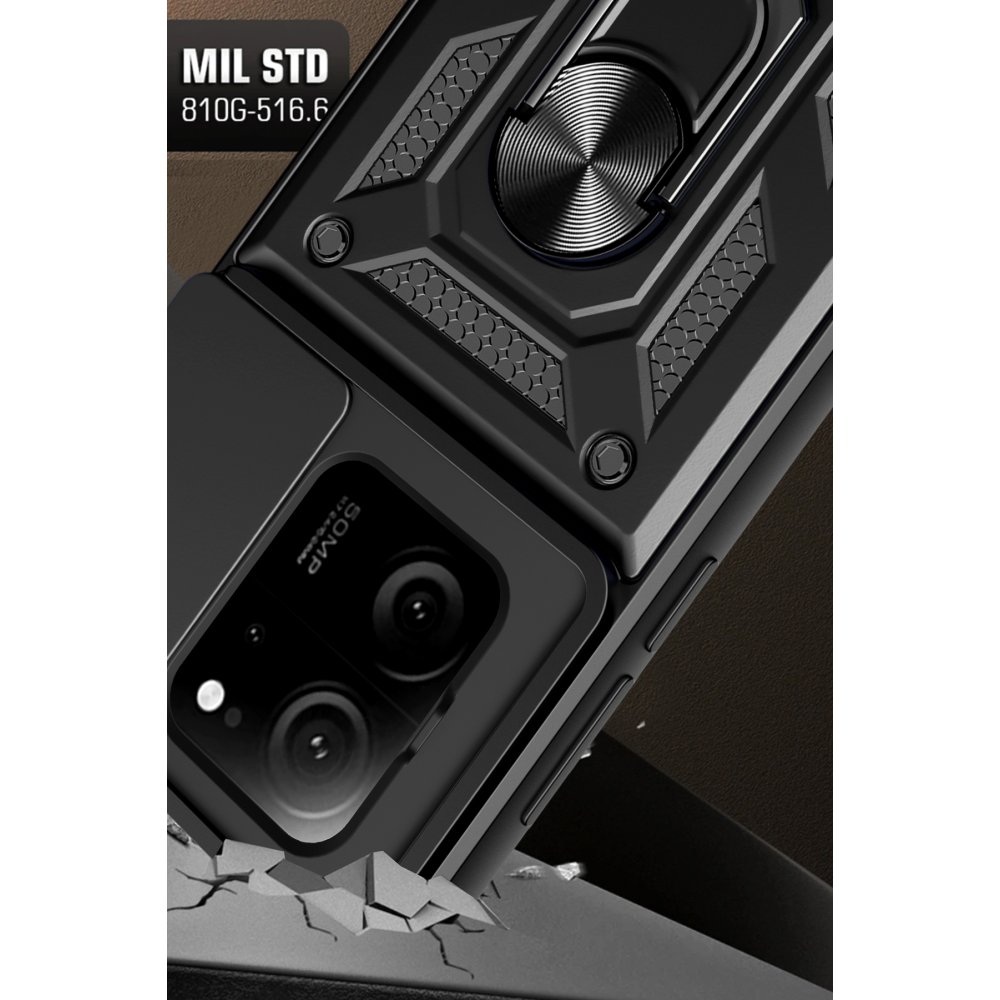 Xiaomi Mi 13T Kılıf Pars Lens Yüzüklü Silikon - Yeşil Xiaomi Mi 13T Kılıf Pars Lens Yüzüklü Silikon - Yeşil