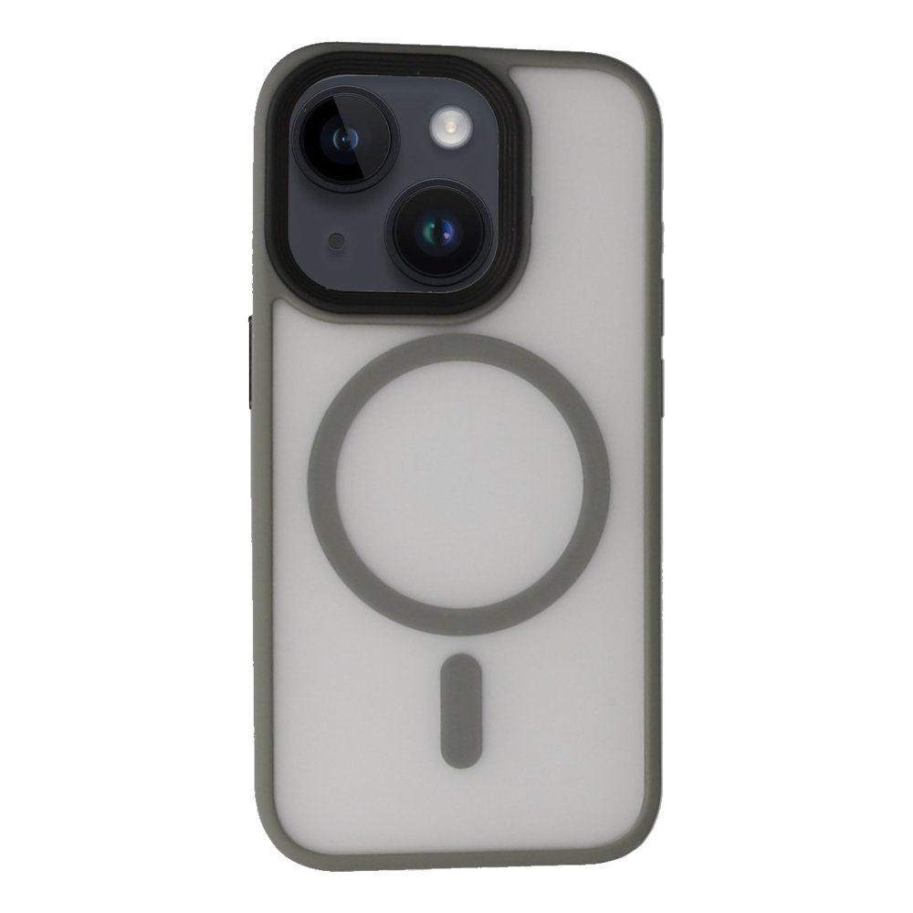 iPhone 15 Kılıf Trex Magneticsafe Kapak - Titan Gri  iPhone 15 Kılıf Trex Magneticsafe Kapak - Titan Gri