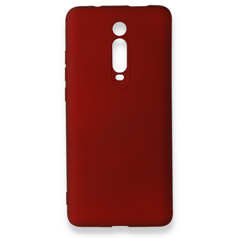  Xiaomi Mi 9T Kılıf First Silikon - Bordo
