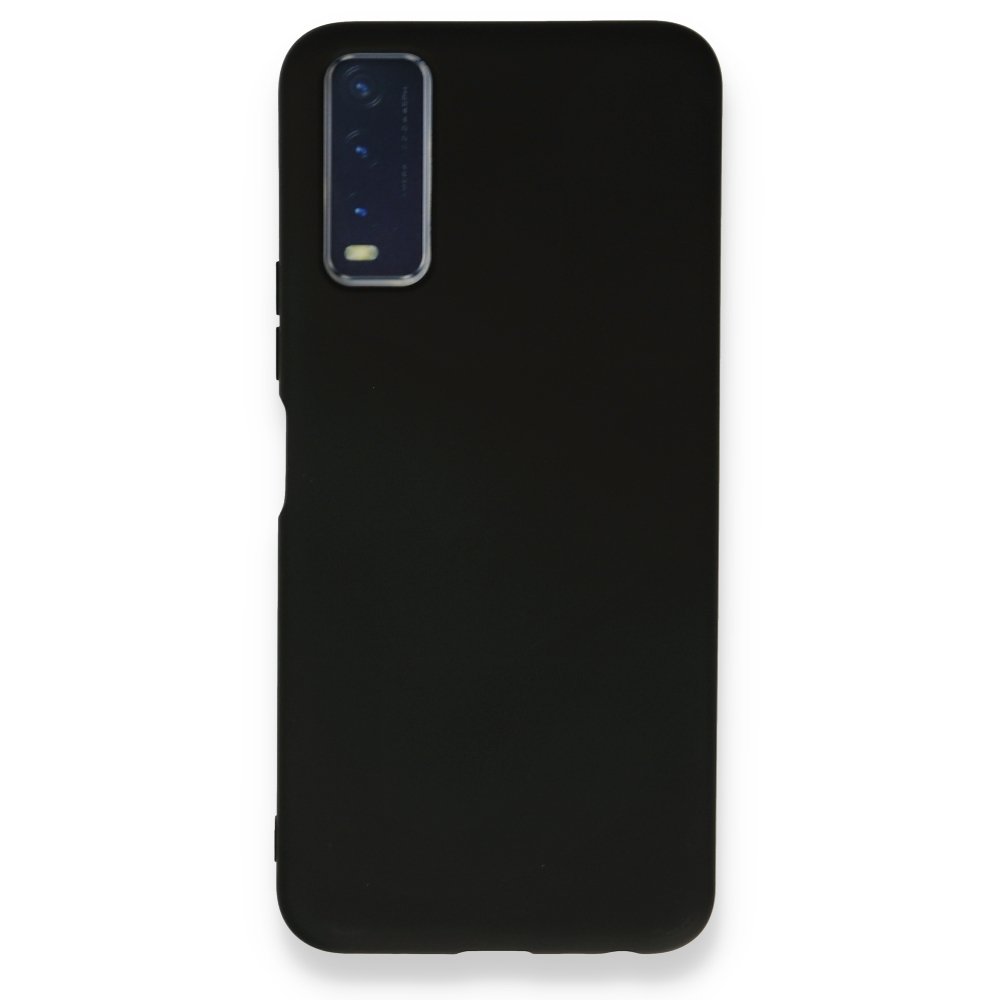  Vivo Y11S Kılıf Nano içi Kadife Silikon - Siyah