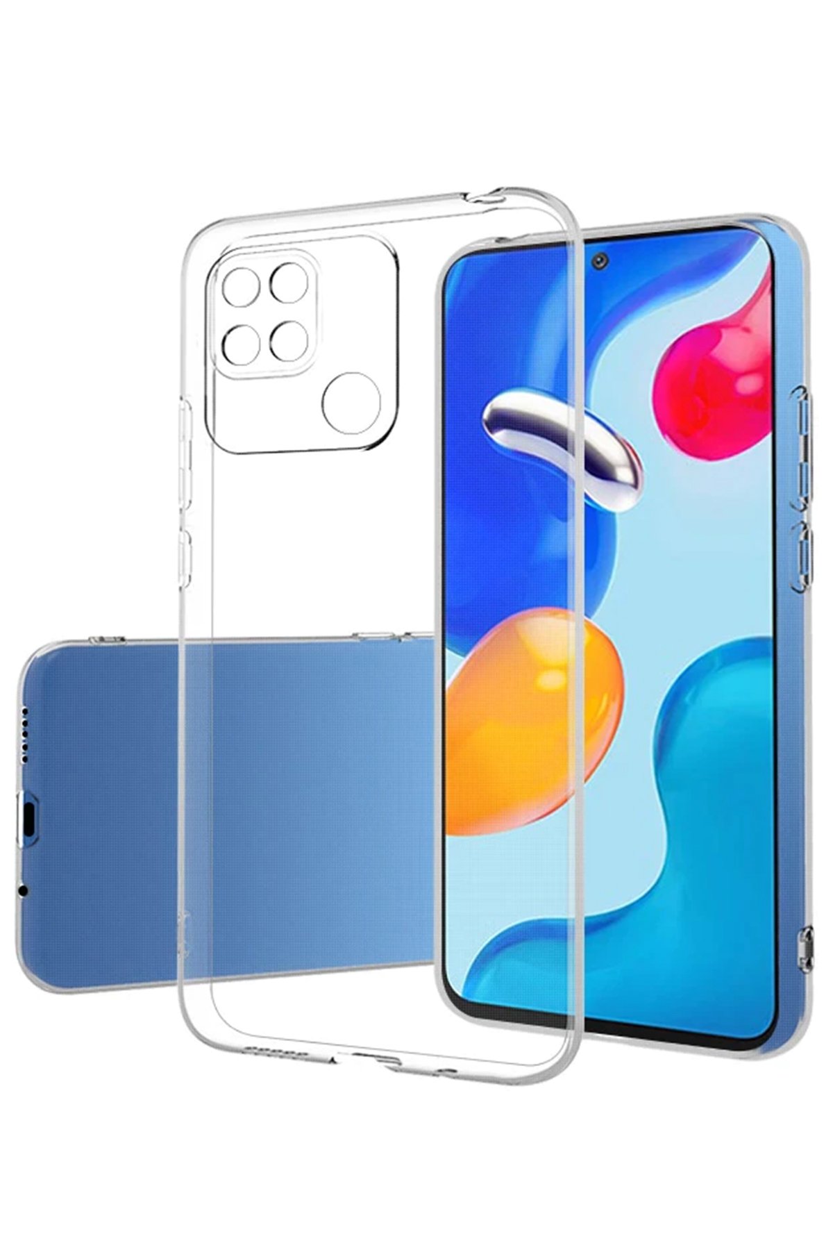 Redmi 10C Kılıf Lüx Şeffaf Silikon Redmi 10C Kılıf Lüx Şeffaf Silikon