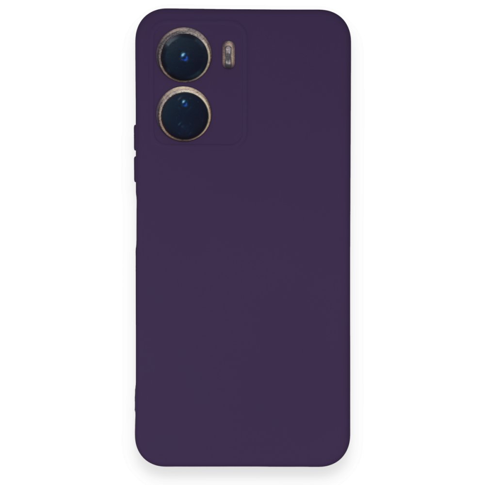 Vivo Y16 Kılıf Nano içi Kadife Silikon - Mor Vivo Y16 Kılıf Nano içi Kadife Silikon - Mor