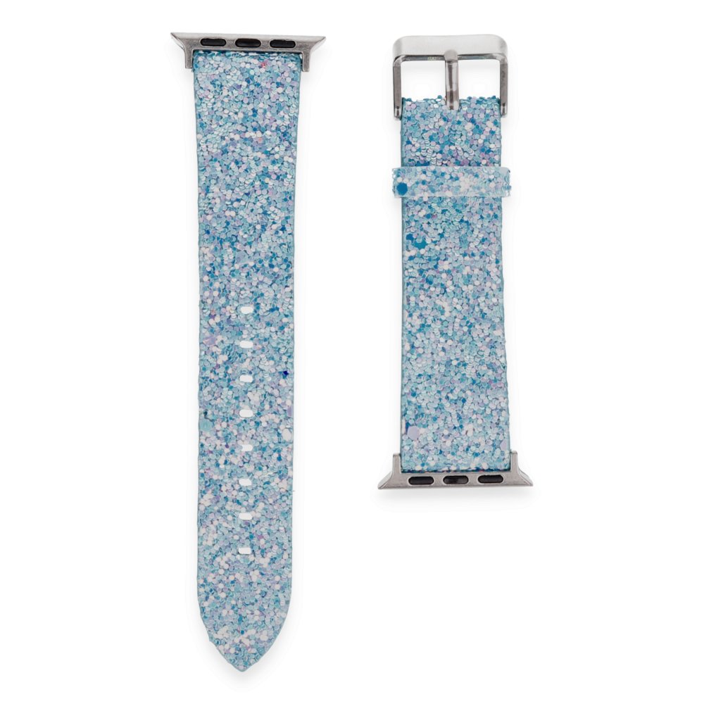  Apple Watch 41mm Starry Taşlı Kordon - Turkuaz