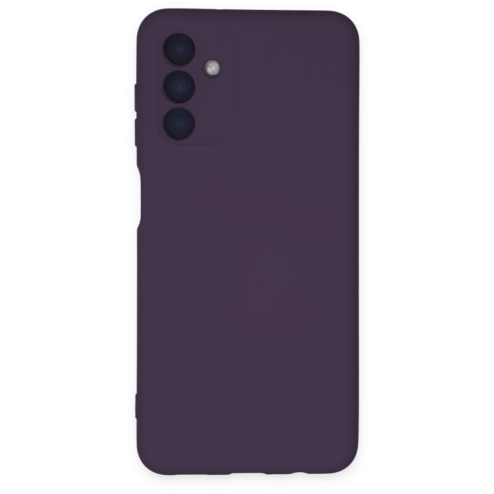  Samsung Galaxy A04S Kılıf Nano içi Kadife Silikon - Mor