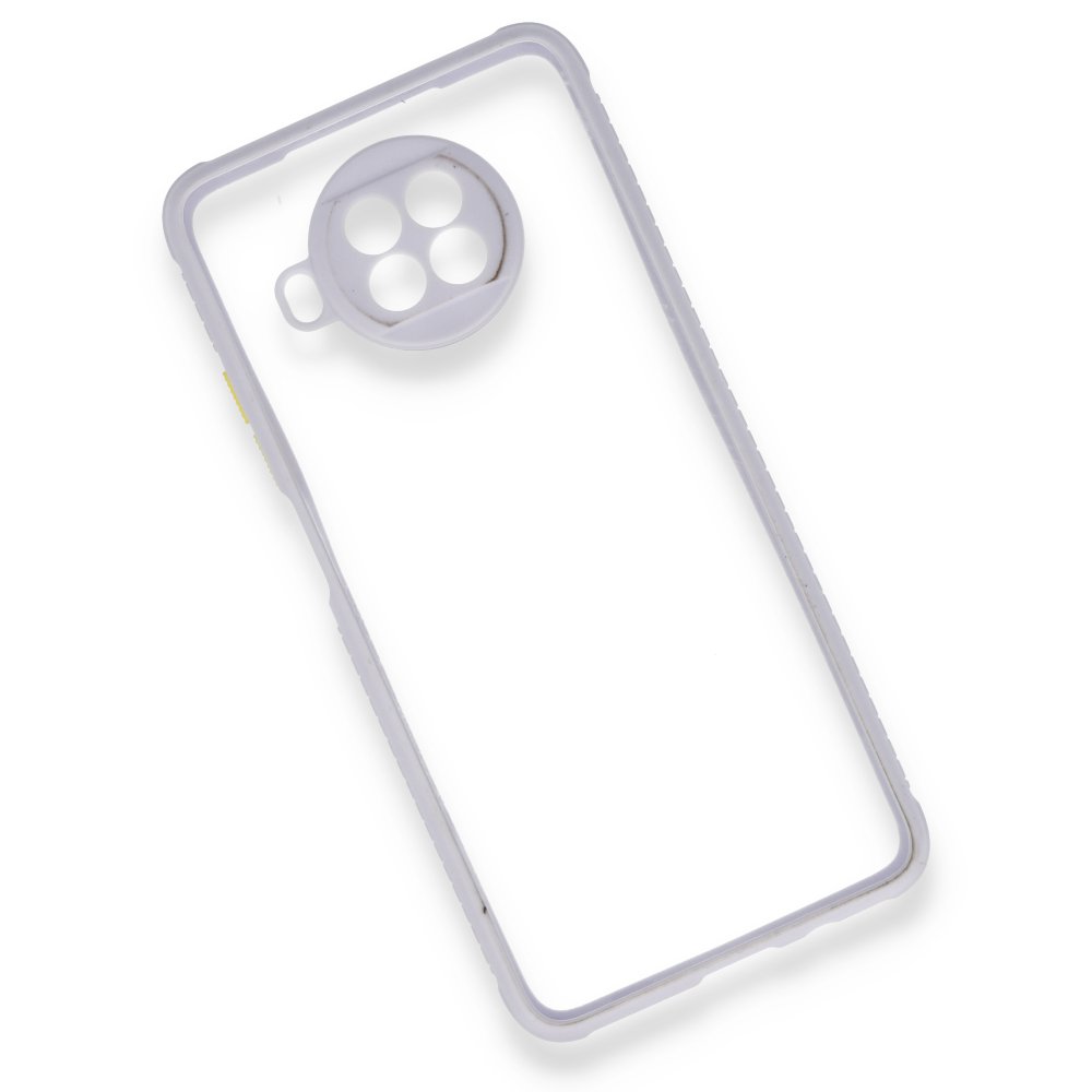 Xiaomi Mi 10T Lite Kılıf Miami Şeffaf Silikon - Lila  Xiaomi Mi 10T Lite Kılıf Miami Şeffaf Silikon - Lila
