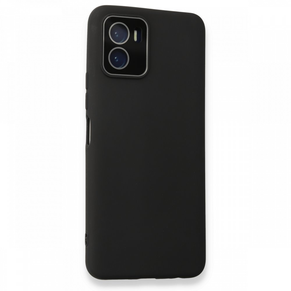  Vivo Y15S Kılıf Lansman Glass Kapak - Siyah