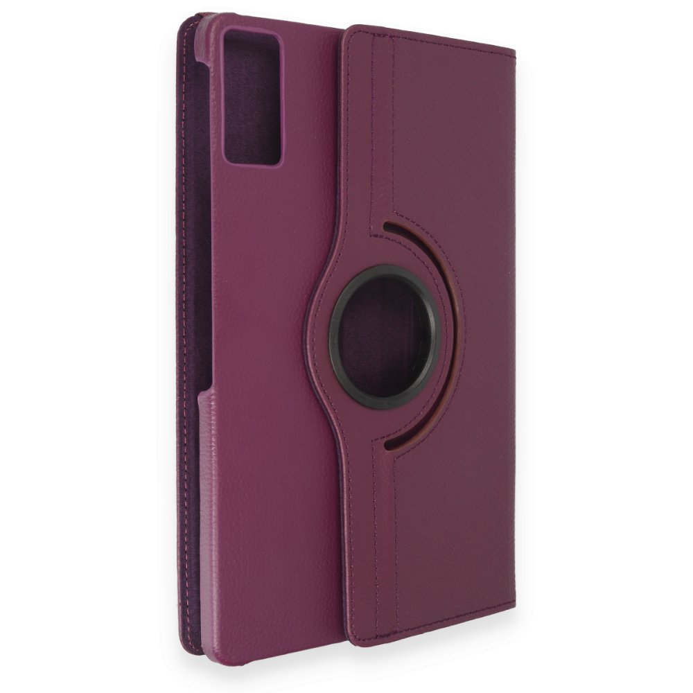  Xiaomi Pad 6 Kılıf 360 Tablet Deri Kılıf - Mürdüm