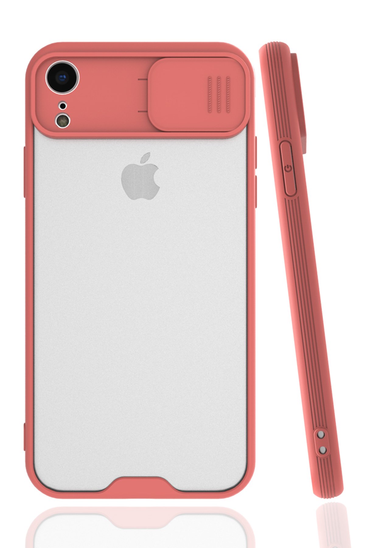 iPhone XR Kılıf Platin Kamera Koruma Silikon - Pembe iPhone XR Kılıf Platin Kamera Koruma Silikon - Pembe
