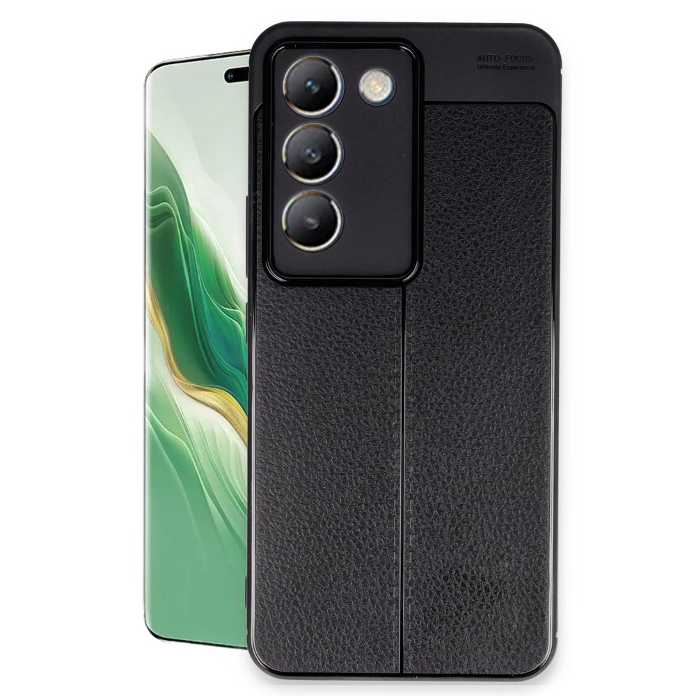 Vivo V30 Lite 4G Kılıf Auto Focus Kapak - Siyah Vivo V30 Lite 4G Kılıf Auto Focus Kapak - Siyah