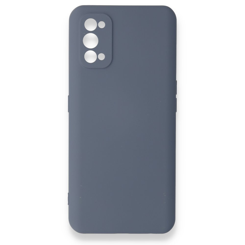 Realme 7 Pro Kılıf Nano içi Kadife Silikon - Gri  Realme 7 Pro Kılıf Nano içi Kadife Silikon - Gri