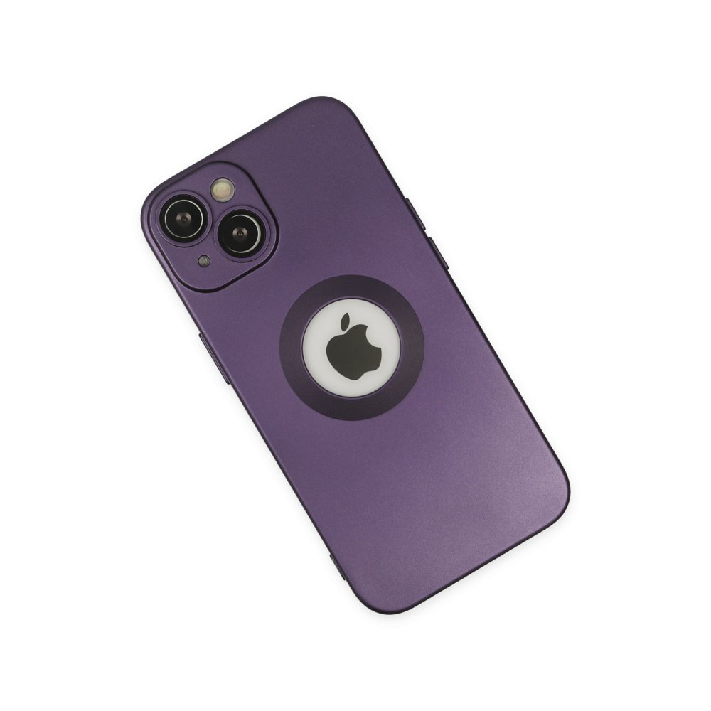 iPhone 14 Plus Kılıf Vamos Lens Silikon - Mor iPhone 14 Plus Kılıf Vamos Lens Silikon - Mor