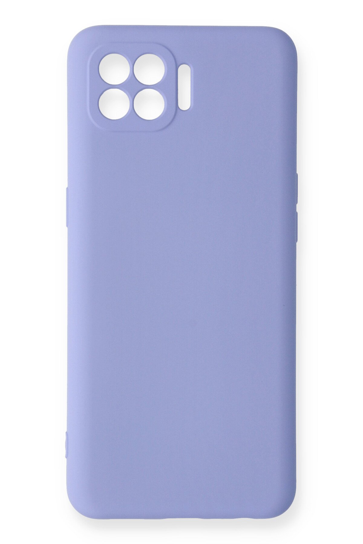  Oppo Reno 4 Lite Kılıf Nano içi Kadife Silikon - Lila