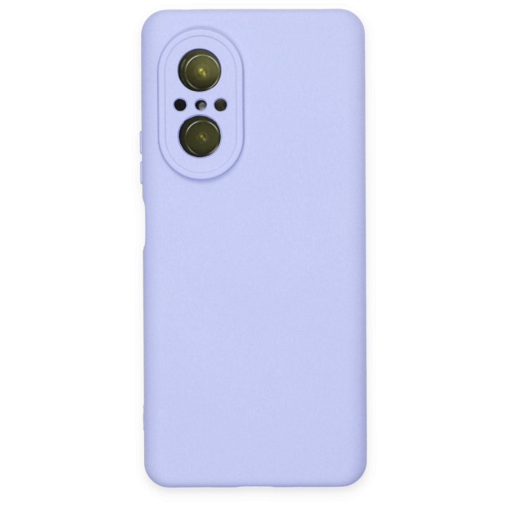  Huawei Nova 9 SE Kılıf Nano içi Kadife Silikon - Lila