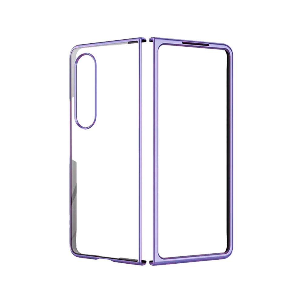  Samsung Galaxy Z Fold 3 Kılıf Fold Element Kapak - Mor