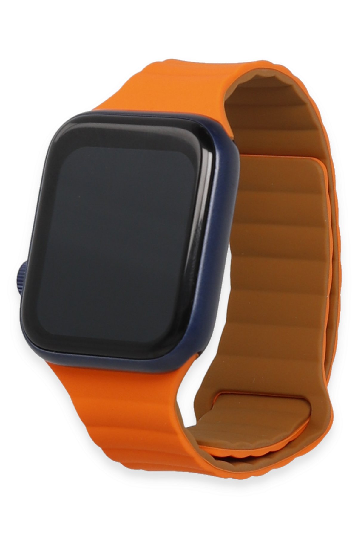  Apple Watch 42mm KR411 Tailored Strap Kordon - Turuncu