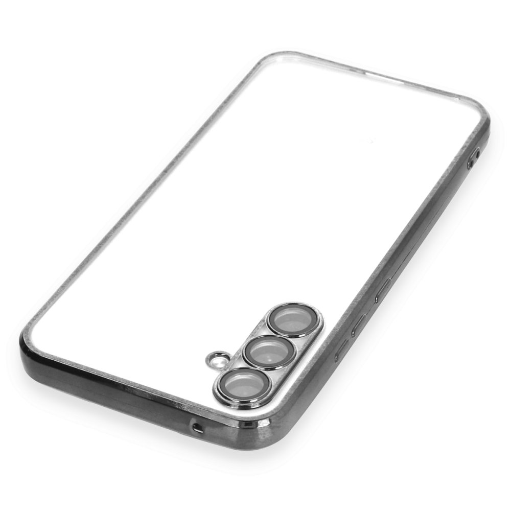  Samsung Galaxy A34 5G Kılıf Razer Lensli Silikon - Siyah