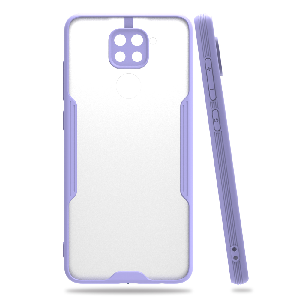 Redmi Note 9 Kılıf Platin Silikon - Lila
