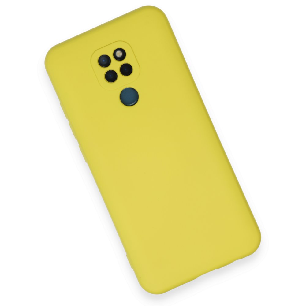  General Mobile GM 20 Kılıf Nano içi Kadife Silikon - Sarı