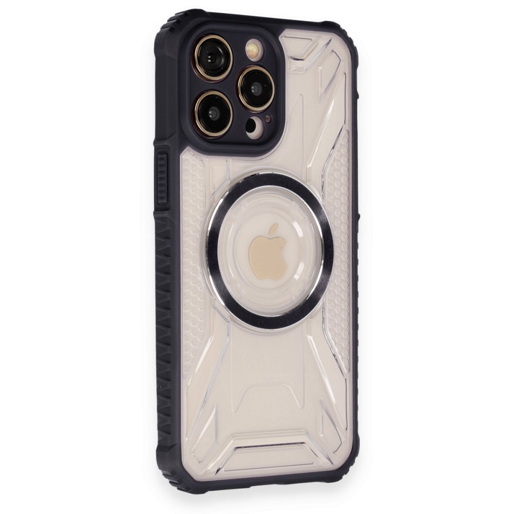  iPhone 12 Pro Kılıf Prag Magneticsafe Kapak - Siyah