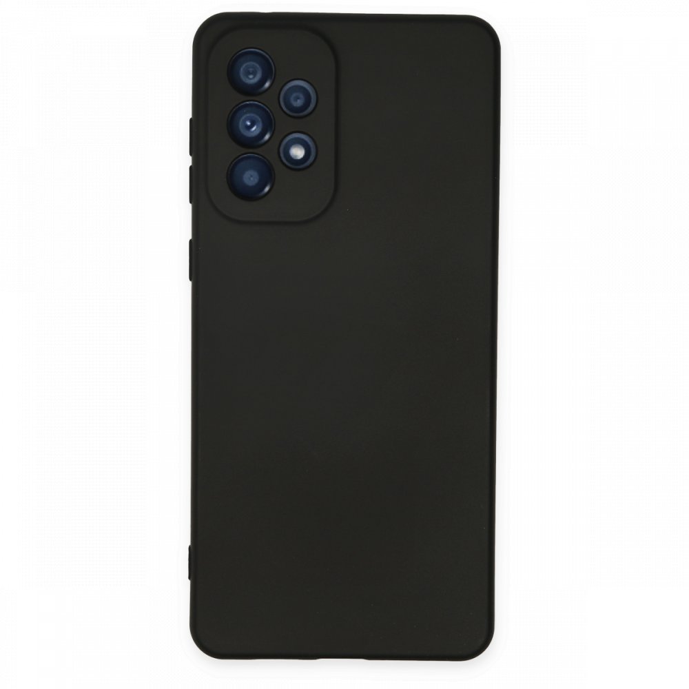 Samsung Galaxy A23 4G Kılıf Nano içi Kadife Silikon - Siyah