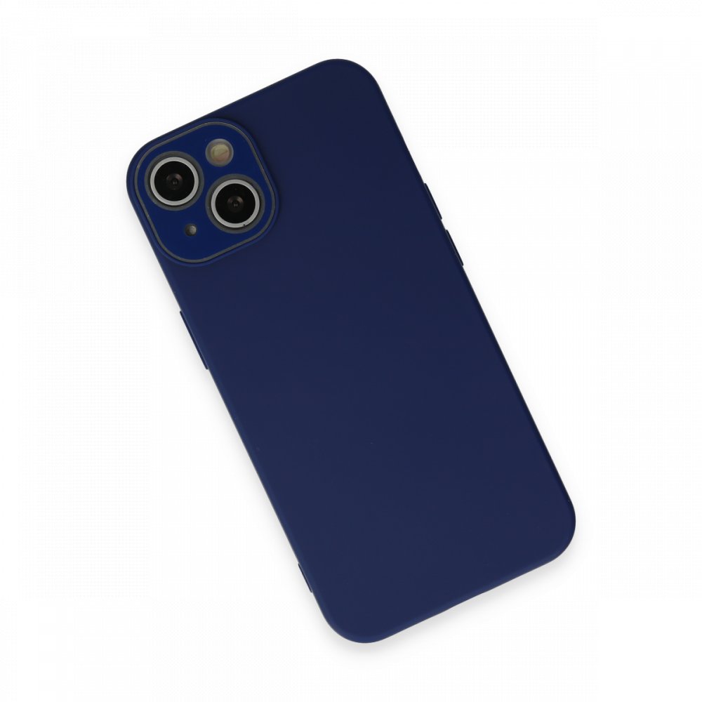 iPhone 13 Kılıf Lansman Glass Kapak - Sky Blue iPhone 13 Kılıf Lansman Glass Kapak - Sky Blue