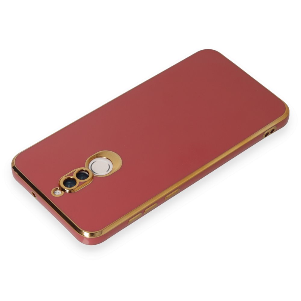 Huawei Mate 10 Lite Kılıf Volet Silikon - Kırmızı  Huawei Mate 10 Lite Kılıf Volet Silikon - Kırmızı