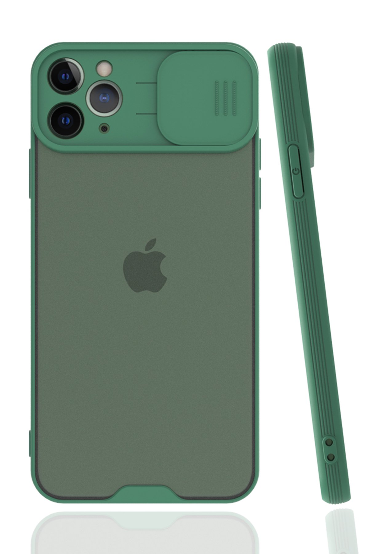 iPhone 11 Pro Kılıf Platin Kamera Koruma Silikon - Yeşil iPhone 11 Pro Kılıf Platin Kamera Koruma Silikon - Yeşil