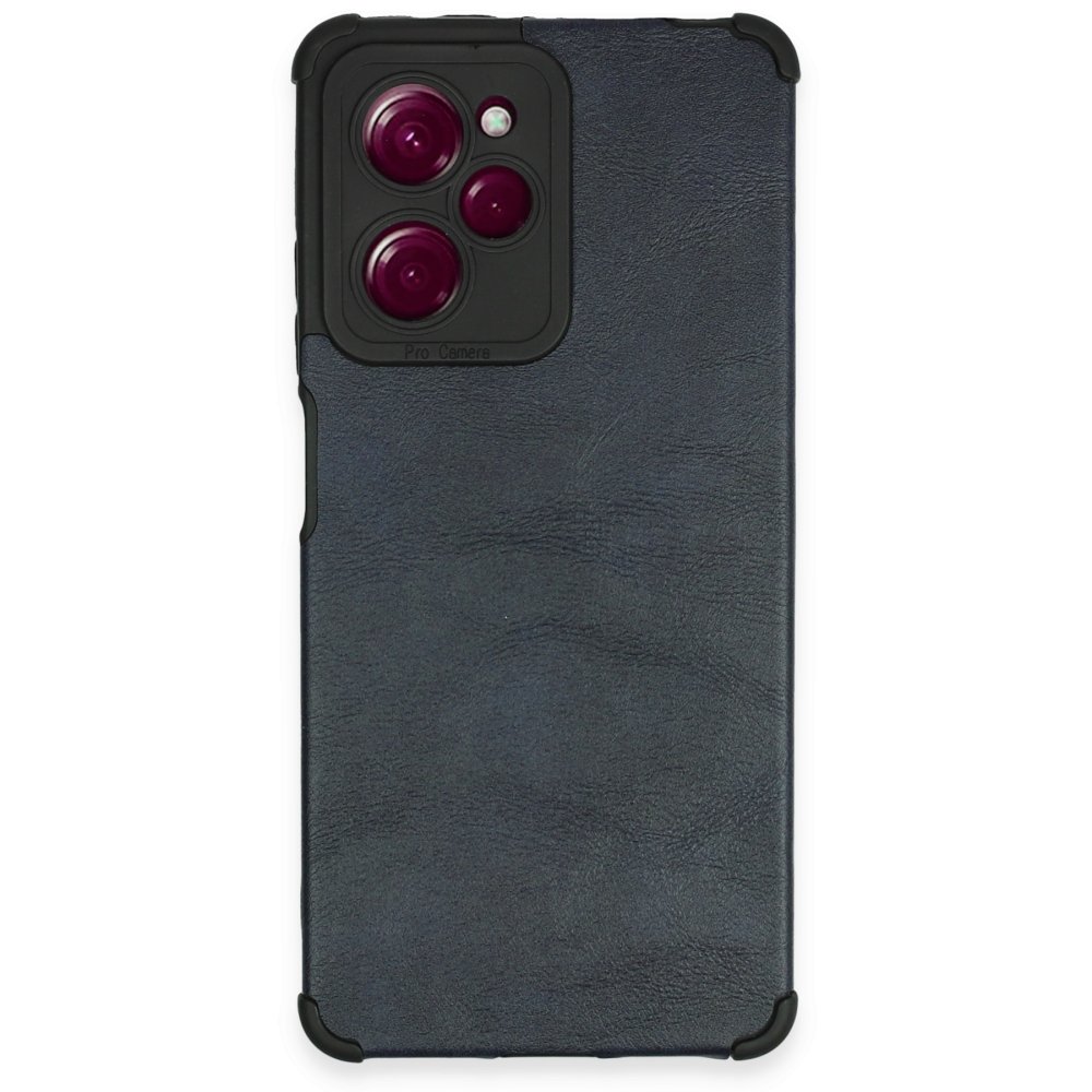 Redmi Note 12 Pro 5G Kılıf Loop Deri Silikon - Lacivert