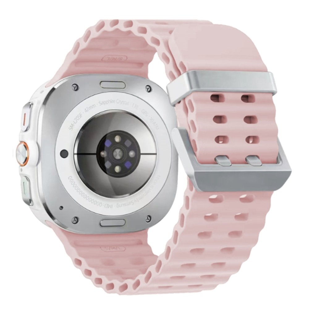  Watch 7 Ultra KR417 Rug Silikon Kordon - Pudra