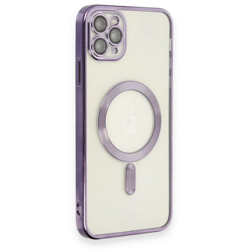  iPhone 11 Pro Kılıf Kross Magneticsafe Kapak - Mor