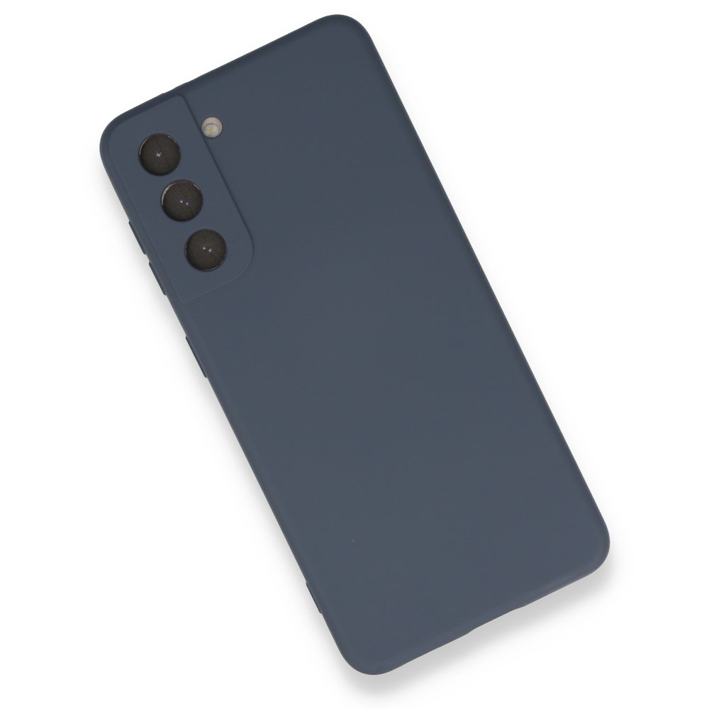  Samsung Galaxy S21 FE Kılıf Nano içi Kadife Silikon - Gri